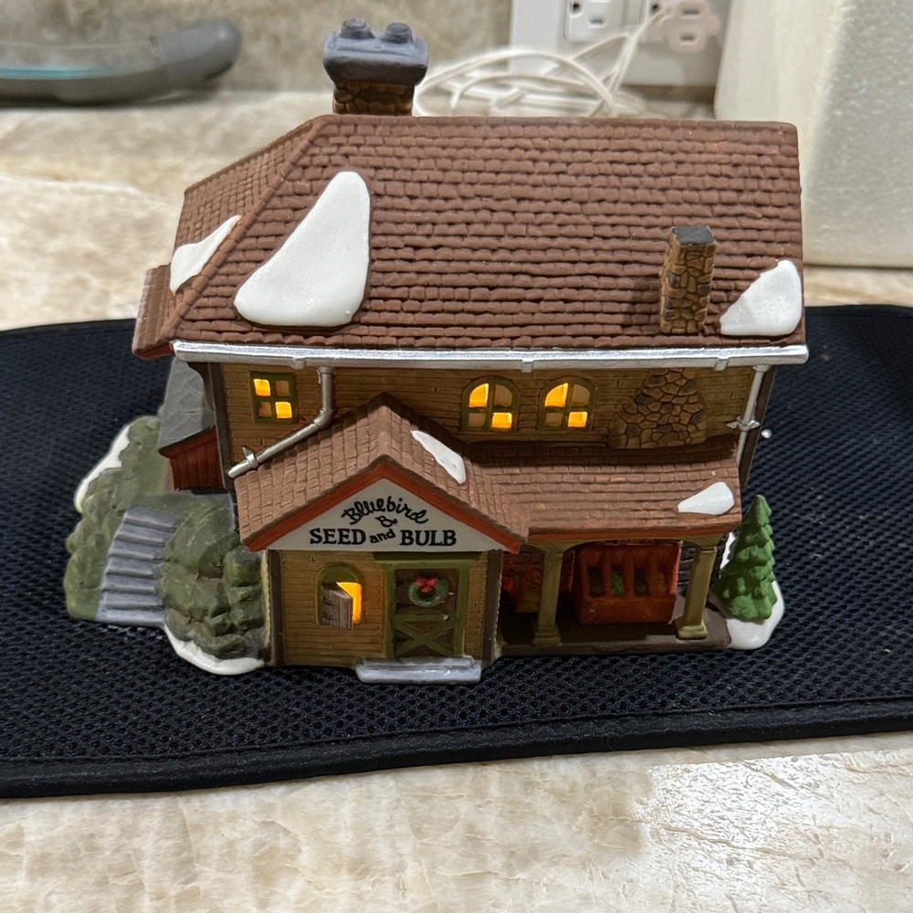 Department 56 Bluebird Seed and Bulb New England